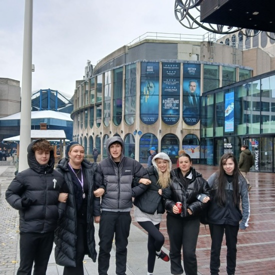 English Curriculum Visit to Birmingham Repertory Theatre to see A Christmas Carol.